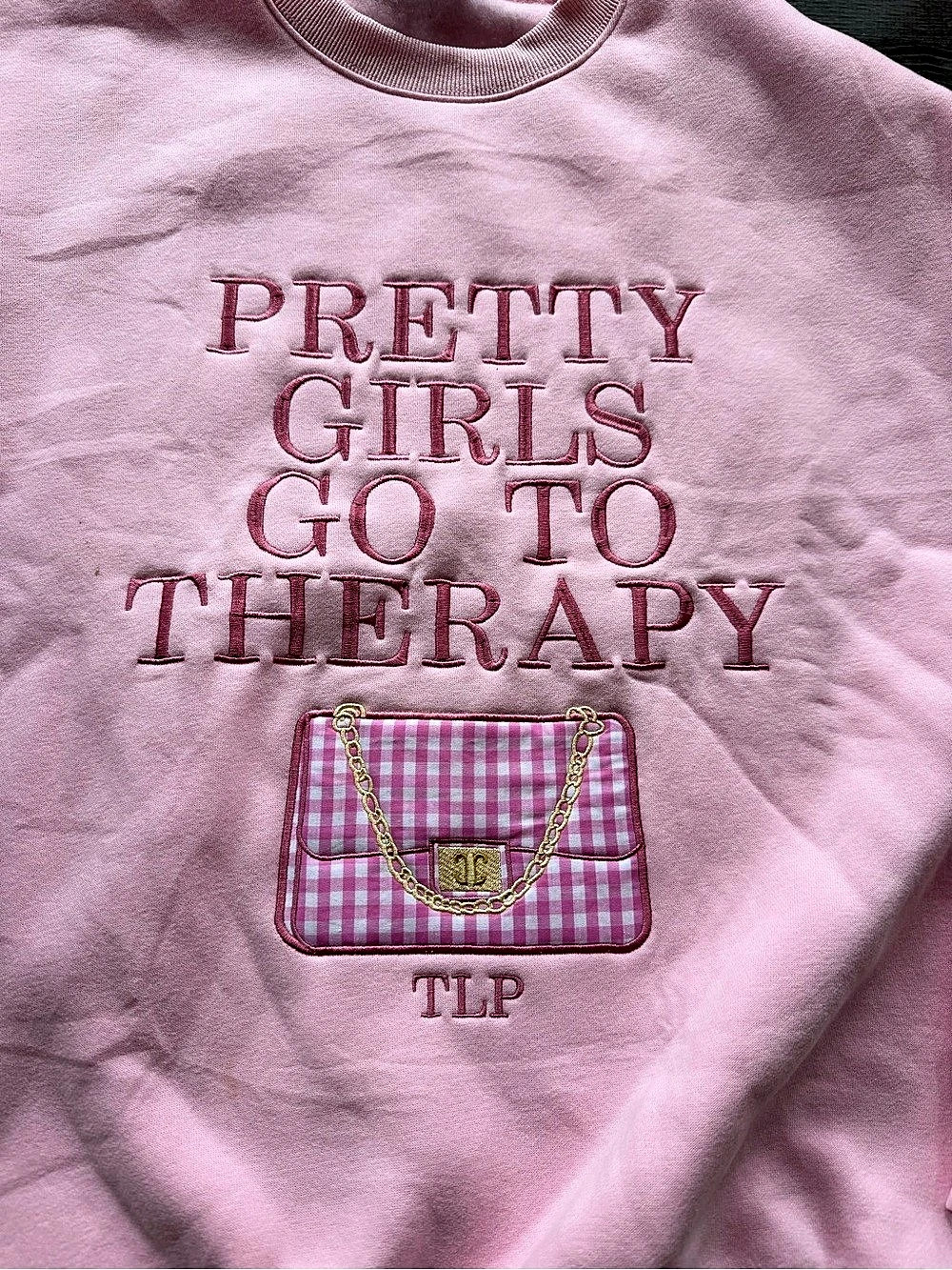 TLP womens Pink Graphic Sweatshirt Like New
